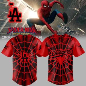 Los Angeles Dodgers Spider-Man Brand New Day 2026 New Baseball Jersey