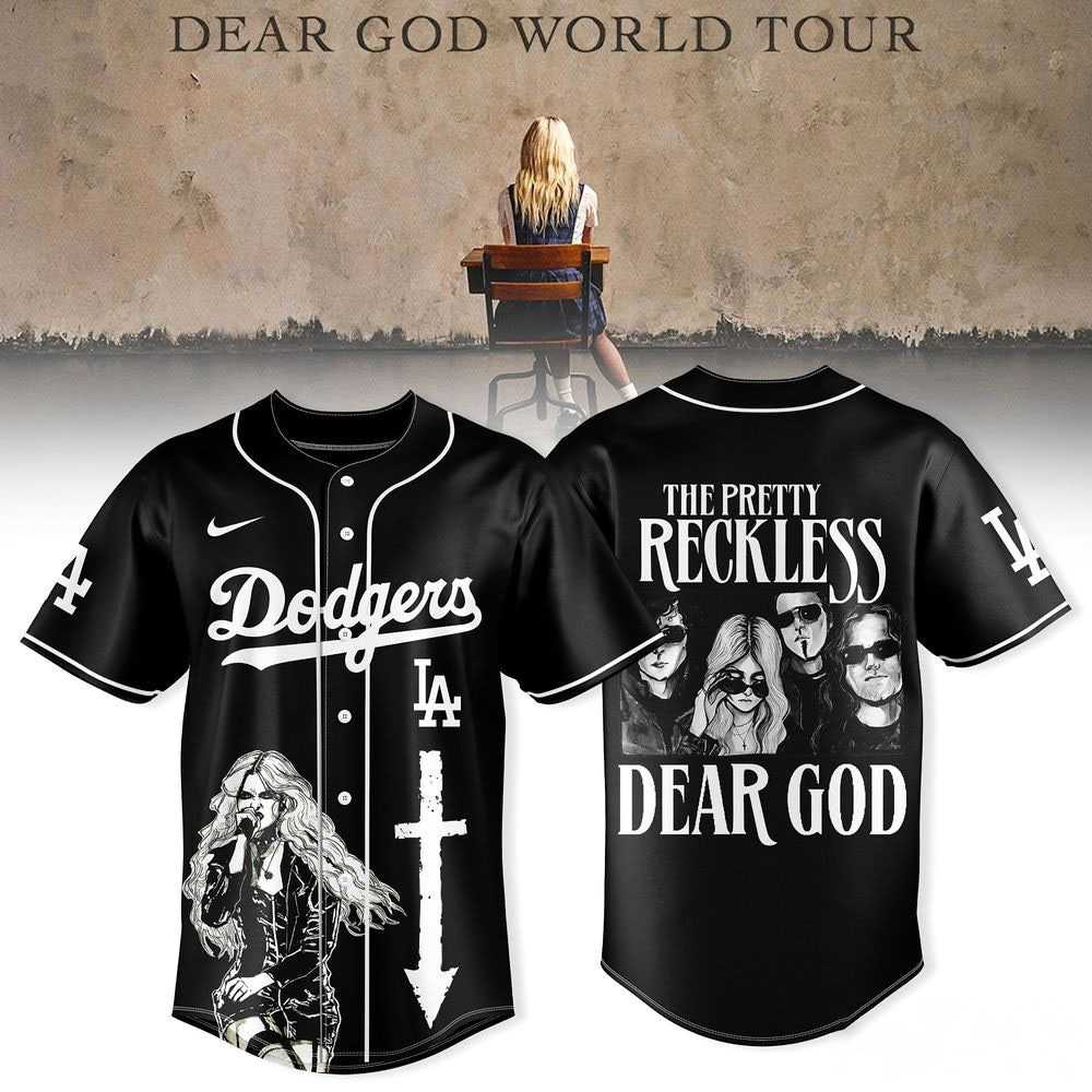 Los Angeles Dodgers Taylor Momsen 2026 Dear God World Tour Jersey Los Angeles Dodgers Taylor Momsen 2026 Dear God World Tour Jersey