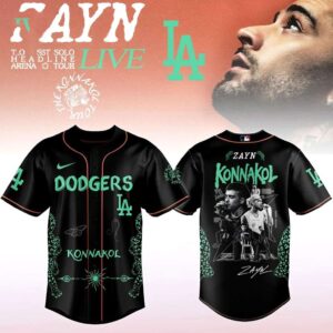 Los Angeles Dodgers Zayn Malik KONNAKOL Tour 2026 Edition Jersey