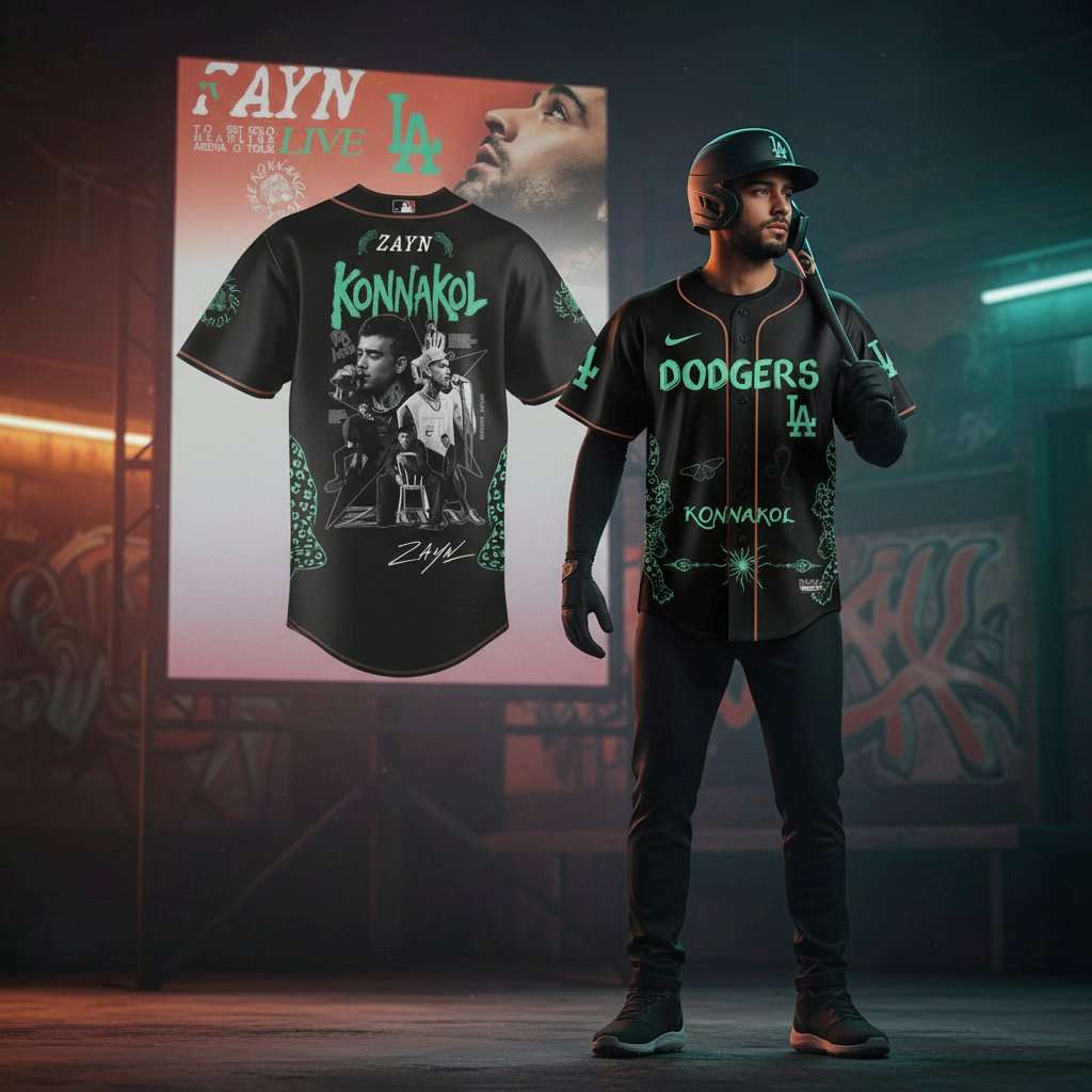 Los Angeles Dodgers Zayn Malik KONNAKOL Tour 2026 Edition Jersey