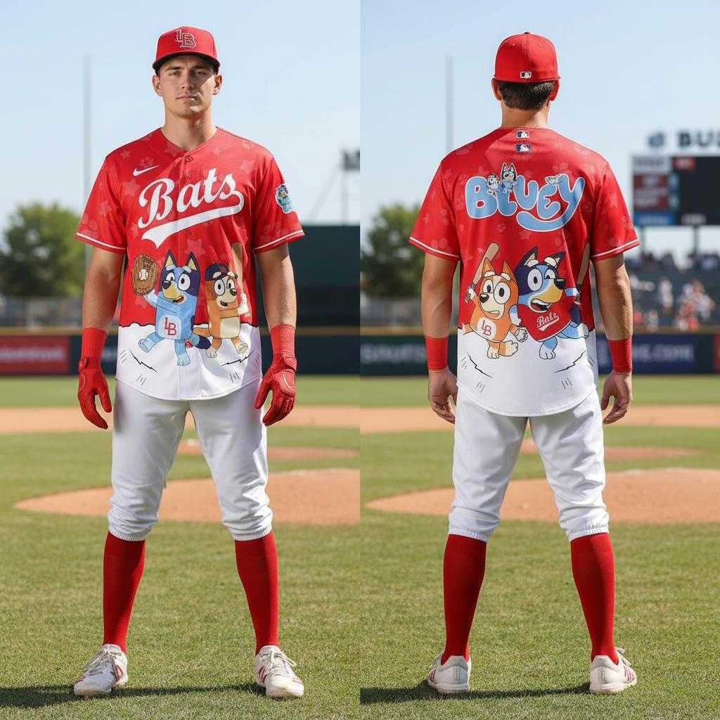Louisville Bats Bluey Night Limited Edition Baseball Jersey