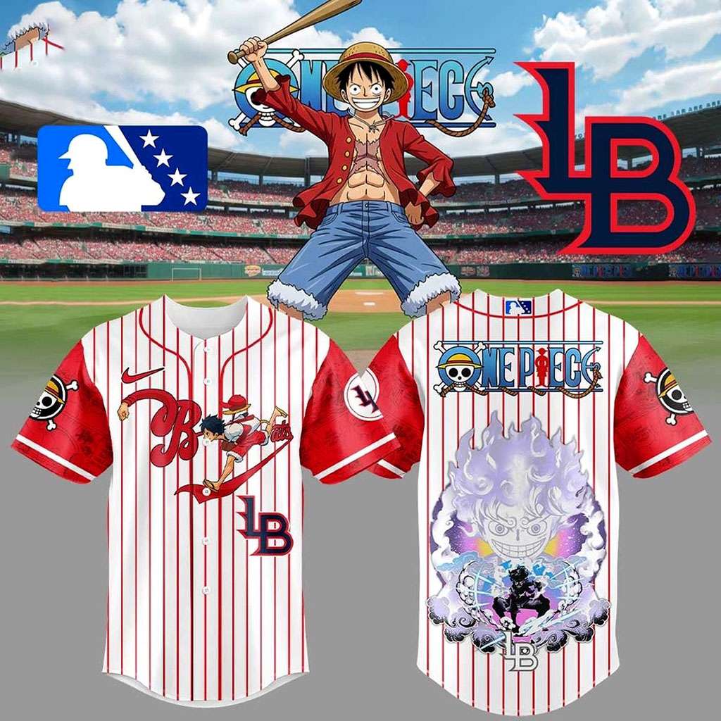 Louisville Bats One Piece 2026 Anime Night Striped Baseball Jersey