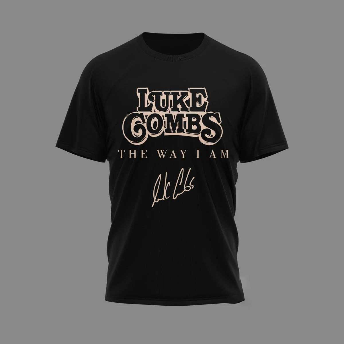 Luke Combs The Way I Am Signature Shirt Hoodie Luke Combs The Way I Am Signature Shirt Hoodie