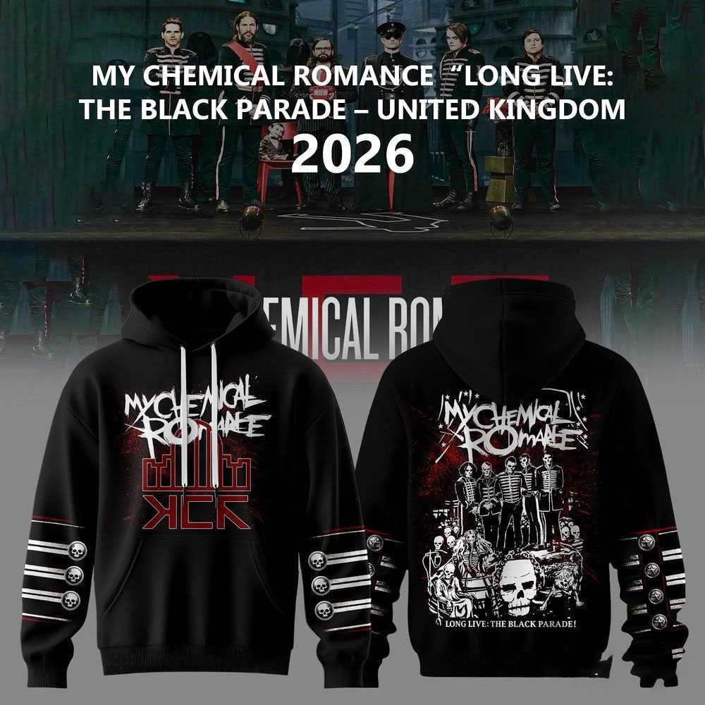 M C R My Chemical Romance Long Live The Black Parade 2026 Hoodie