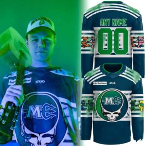 Maine Mariners Grateful Dead 2026 Personalized Hockey Jersey