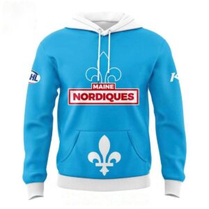 Maine Nordiques 2026 Powder Blue New Season Hoodie Tee