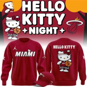 Miami Heat Hello Kitty 2026 Amazing Night Hoodie Tee