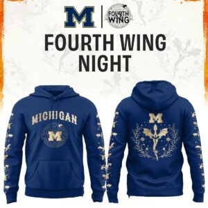 Michigan Wolverines Fourth Night 2026 NCAA Football Hoodie Tee