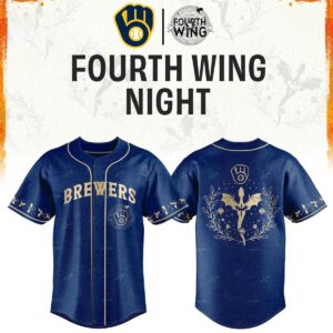 Milwaukee Brewers Fourth Wing Night Dragon 2026 Jersey