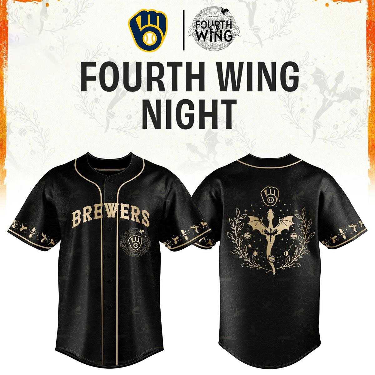 Milwaukee Brewers Fouth Wings 2026 Night Baseball Jersey