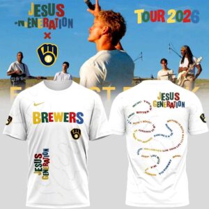 Milwaukee Brewers Jesus Generation Tour 2026 T-Shirt
