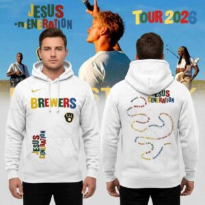 Milwaukee Brewers Jesus Generation Tour 2026 T-Shirt Milwaukee Brewers Jesus Generation Tour 2026 T-Shirt
