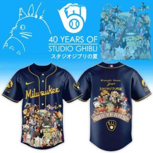 Milwaukee Brewers Studio Ghibli 40th Anniversary Jersey
