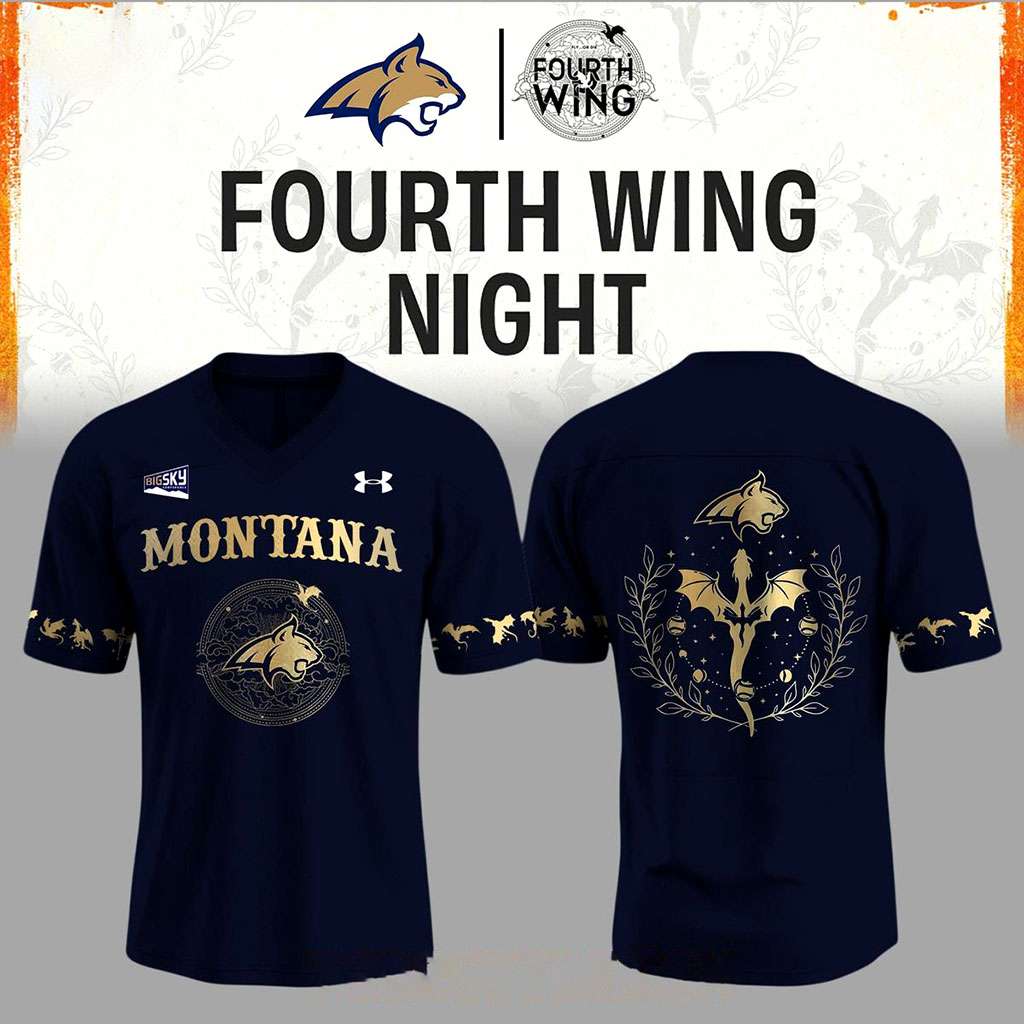 Montana State Bobcats Fourth Wing Night 2026 Football Jersey