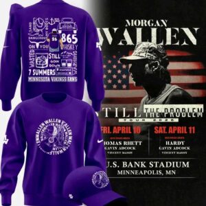 Morgan Wallen Minnesota Vikings T- Shirt