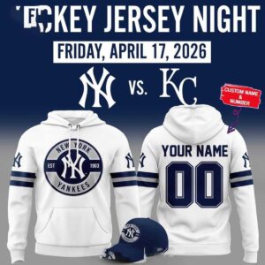N Y Yankees Hockey Jersey Night 2026 Hoodie T- Shirt