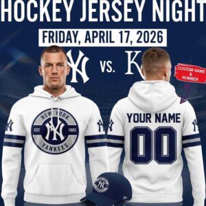 N Y Yankees Hockey Jersey Night 2026 Hoodie T Shirt 5
