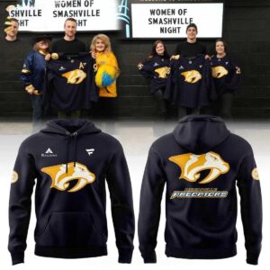 Nashville Predators 2026 Women Of Smashville Tribute Night Hoodie T- Shirt