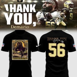 New Orleans Saints Thank You Demario Davis For Fan Hoodie