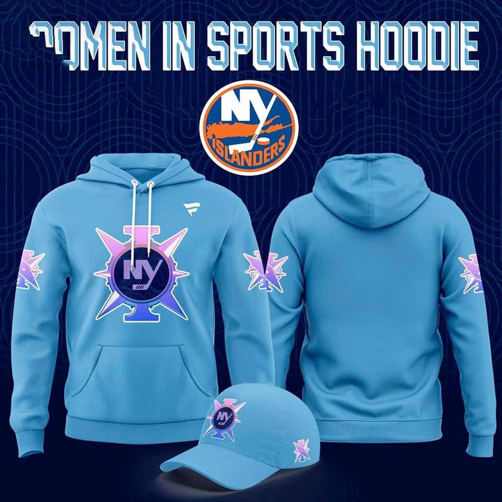 New York Islanders 2026 Women in Sports Hoodie Tee
