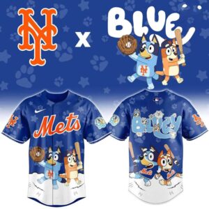 New York Mets Bluey Night Limited Baseball Jersey