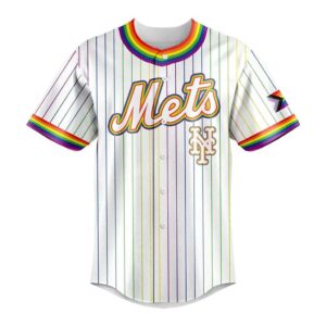 New York Mets Celebration Pride Night 2026 Baseball Jersey 2