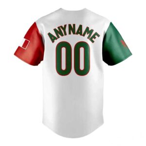 New York Mets Italia Heritage Night 2026 Jersey, white with green NY logo, red and green sleeves, Italian flag patch.