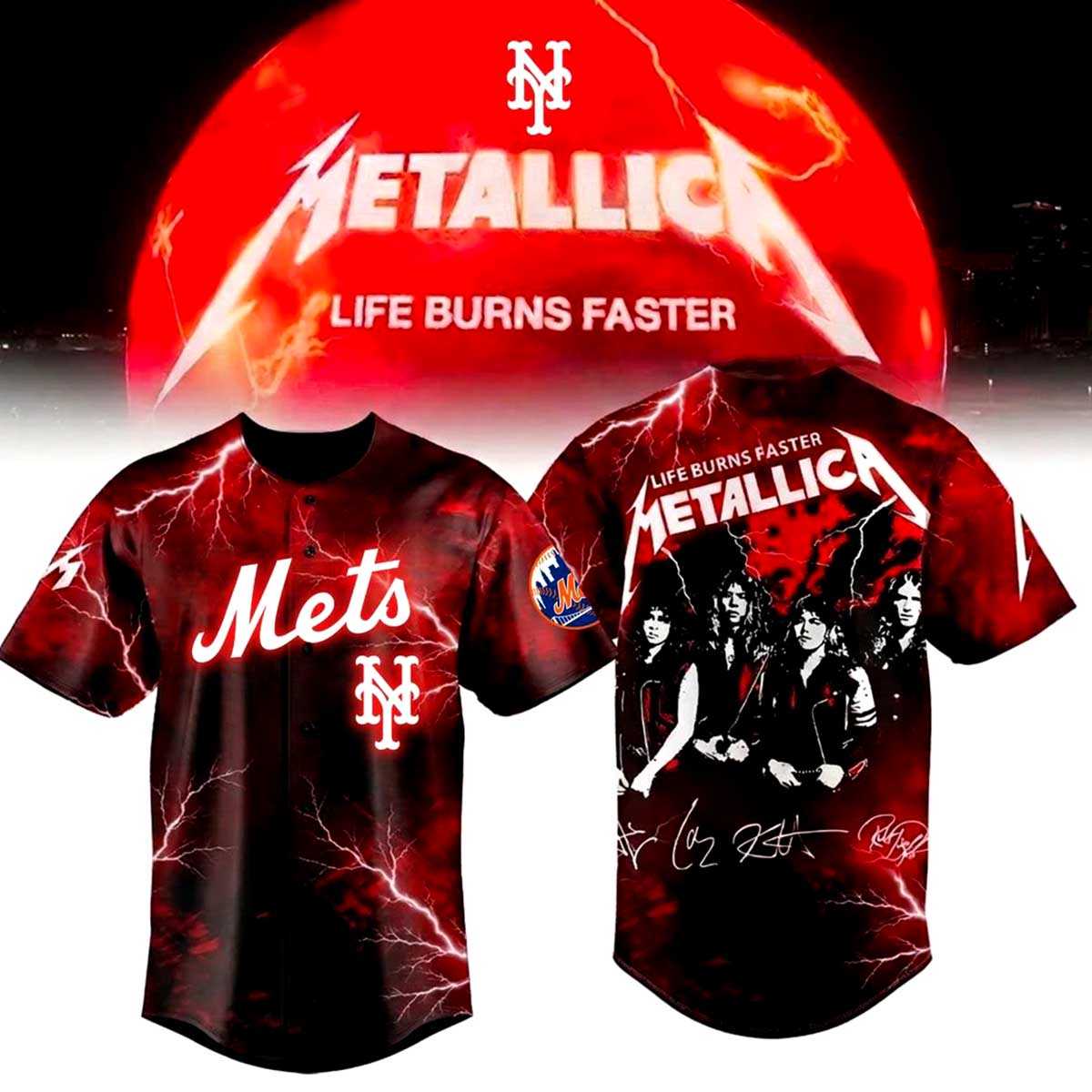 New York Mets Metallica Special Edition Jersey