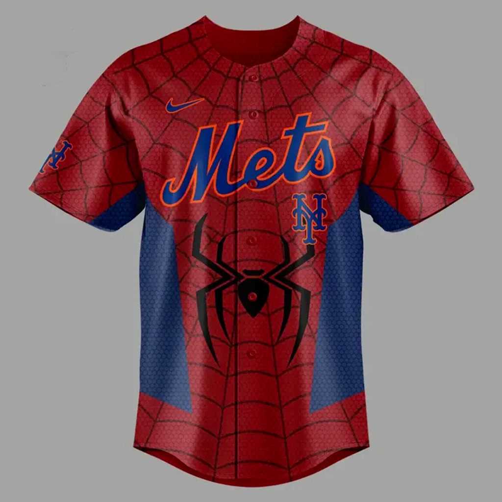 New York Mets Spider Man 2026 Custom Name Jersey New York Mets Spider Man 2026 Custom Name Jersey