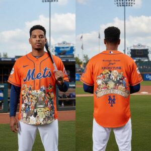 New York Mets Studio Ghibli 40th Anniversary Jersey 5