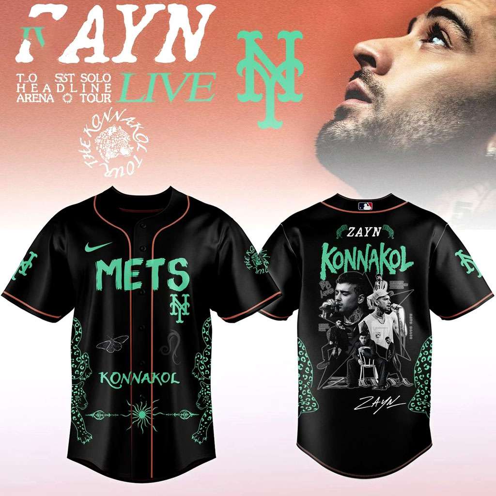 New York Mets Zayn Malik KONNAKOL Tour 2026 Jersey