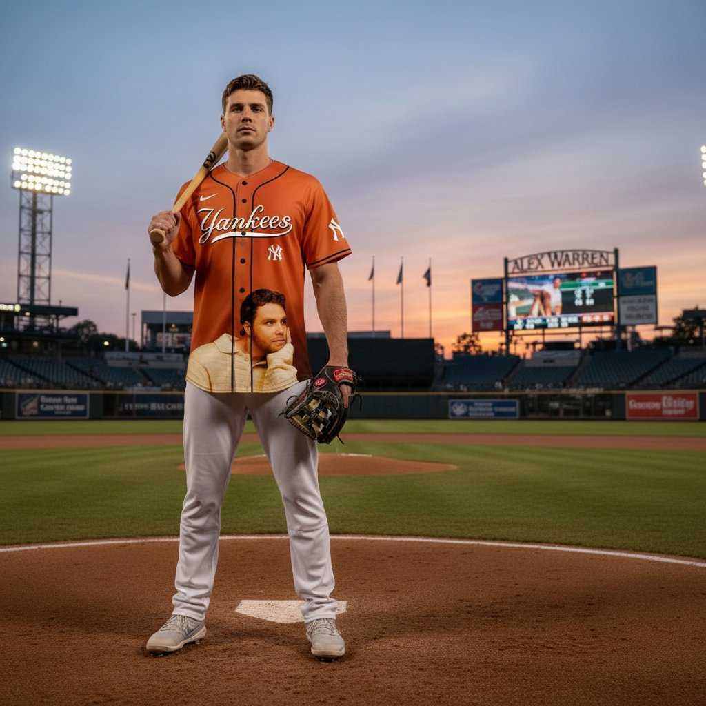 New York Yankees Alex Warren Finding Family on the Road Tour 2026 Baseball Jersey