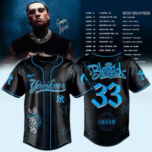 New York Yankees Blessd EL MEJOR HOMBRE DEL MUNDO Tour 2026 Jersey