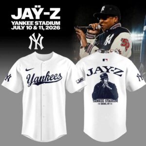 New York Yankees Jay Z Yankee Stadium 2026 Baseball Jersey 1