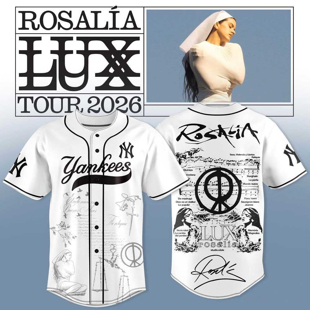 New York Yankees LUX Tour Rosalia 2026 Jersey