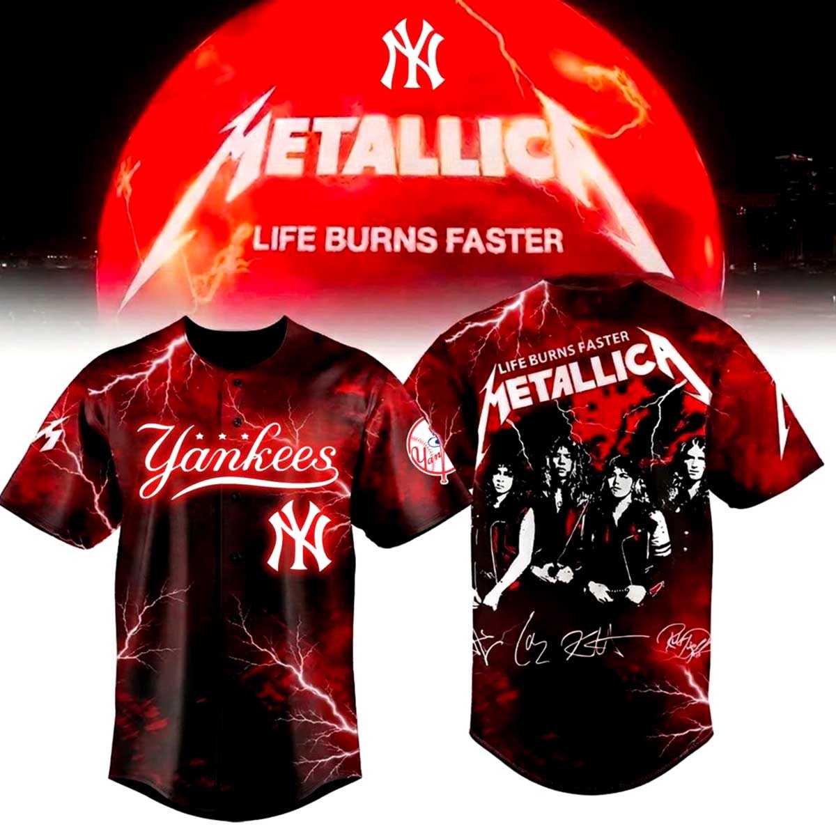 New York Yankees Metallica Special Edition Jersey
