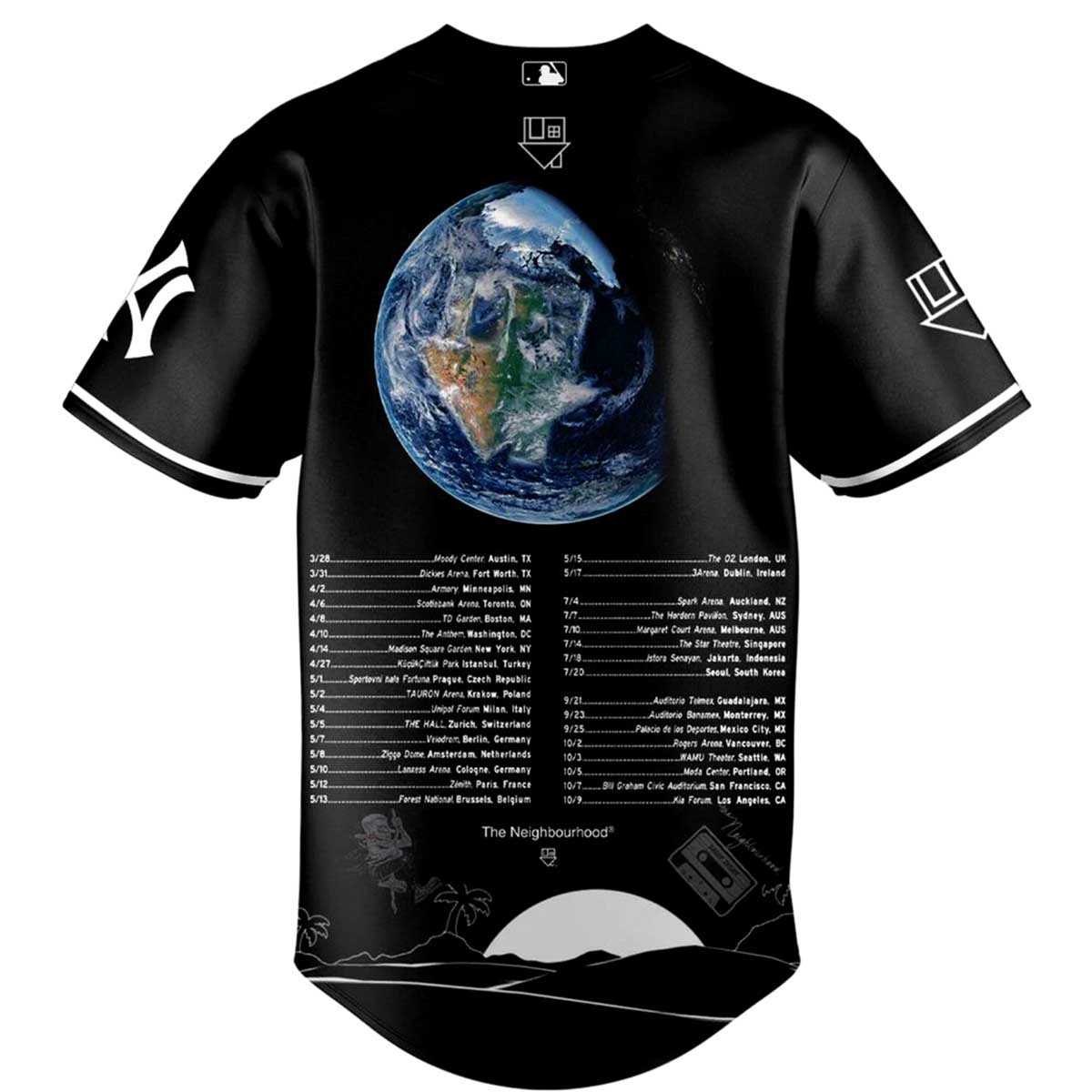 New York Yankees The Neighbourhood World Tour 2026 Jersey New York Yankees The Neighbourhood World Tour 2026 Jersey