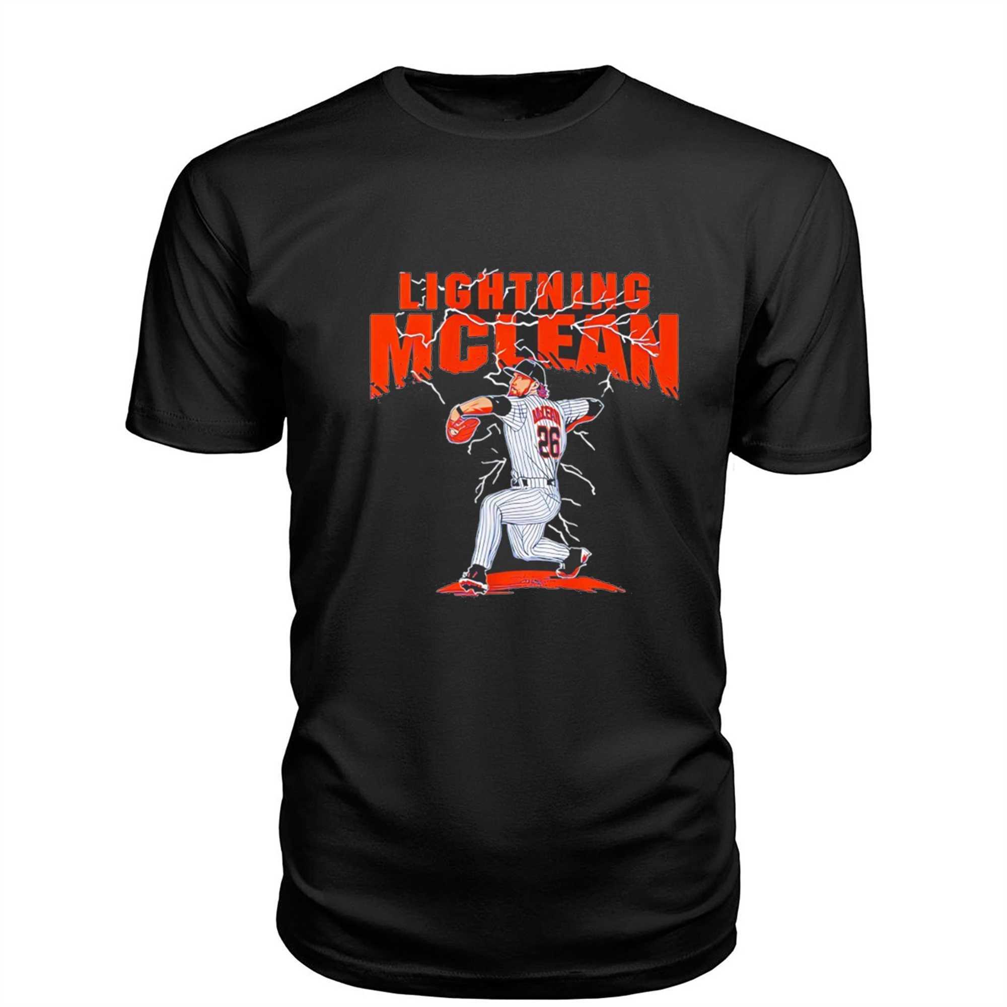 Nolan Mclean New York Mets Lightning Tee
