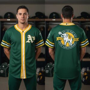 Oakland Athlerics 125th Anniversary 1901 2026 Baseball Jersey 1 5
