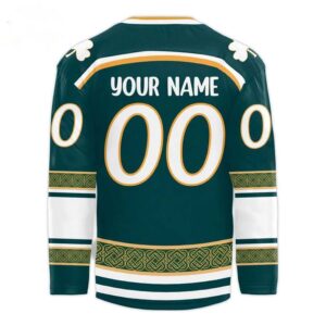 Odessa Jackalopes Happy St Patrick’s Day 2026 Custom Hockey Jersey
