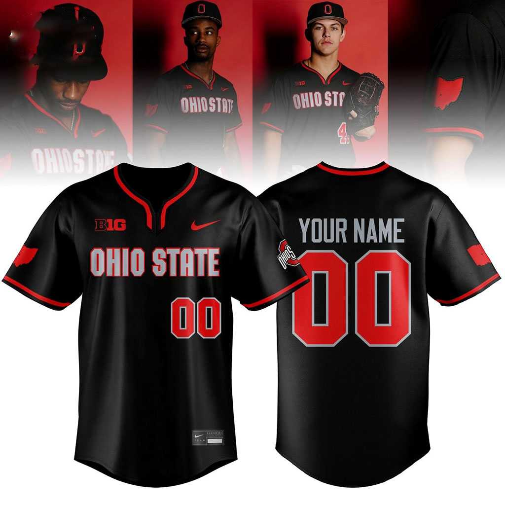 Ohio State Buckeyes Baseball 2026 Black Jersey