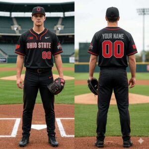Ohio State Buckeyes Baseball 2026 Black Jersey