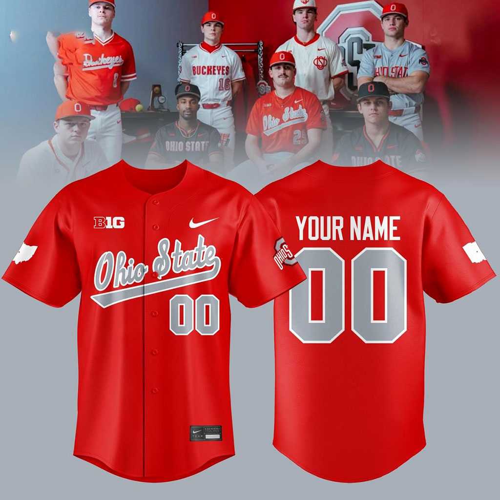 Ohio State Buckeyes Baseball 2026 Red Jersey