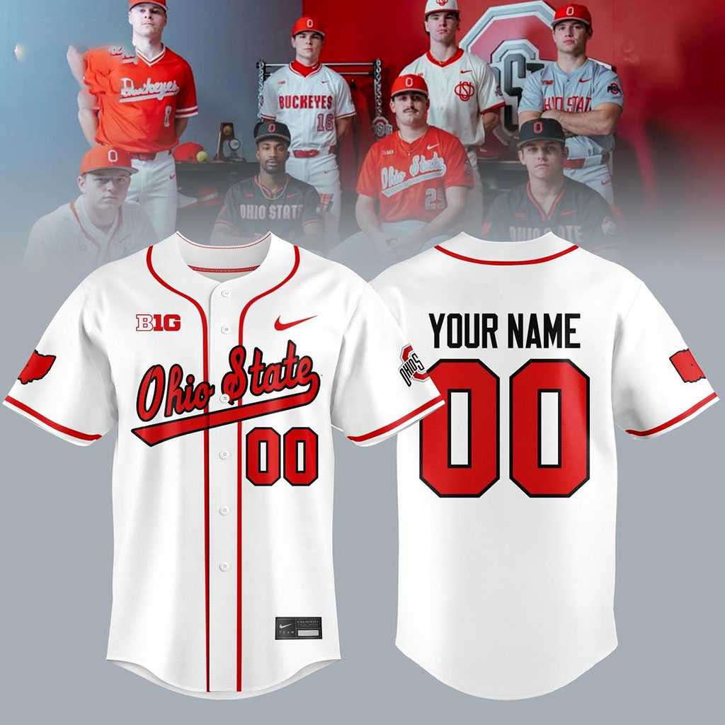 Ohio State Buckeyes Baseball 2026 White Jersey