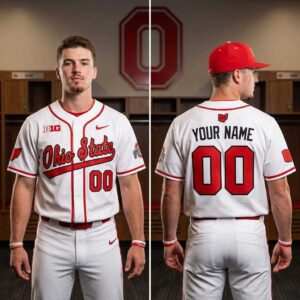 Ohio State Buckeyes Baseball 2026 White Jersey