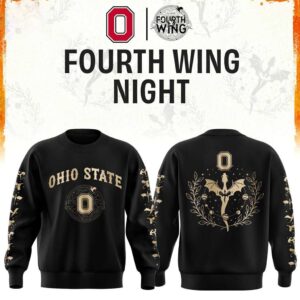 Ohio State Buckeyes Fourth Night 2026 NCAA Football Black Hoodie Tee 2 1.jpg