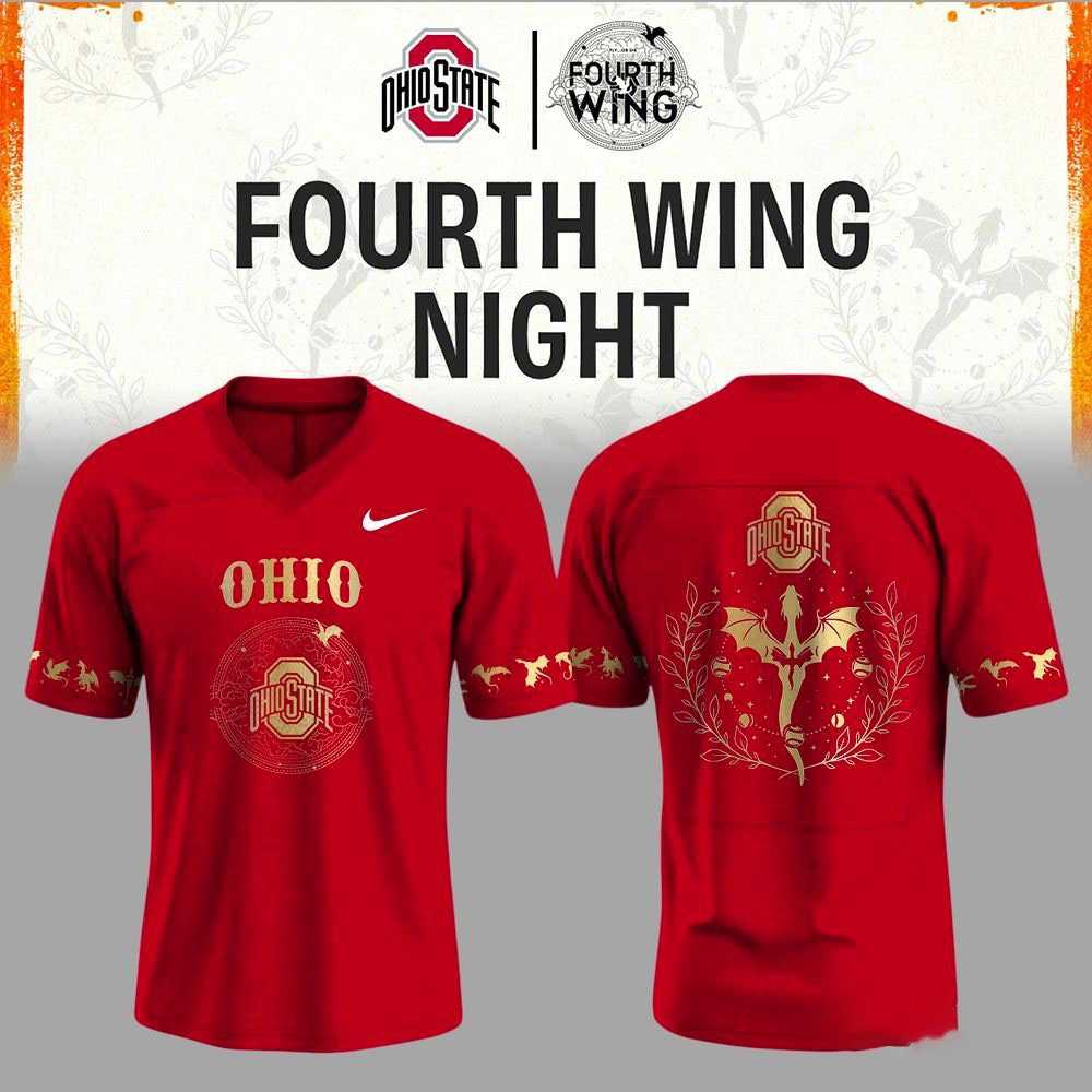 Ohio State Buckeyes Fourth Wing Night 2026 Football Jersey