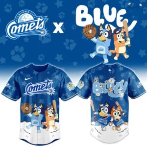 Oklahoma City Comets Bluey Night Limited Baseball Jersey