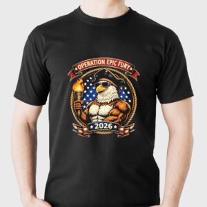 Operation Epic Fury Patriotic Eagle Muscle Shirt
