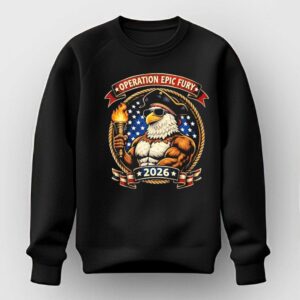 Operation Epic Fury Patriotic Eagle Muscle Shirt